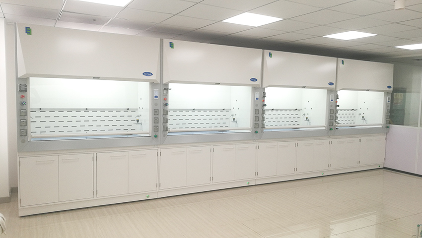 浙江大學實驗室樣板間層流幕通風柜應(yīng)用